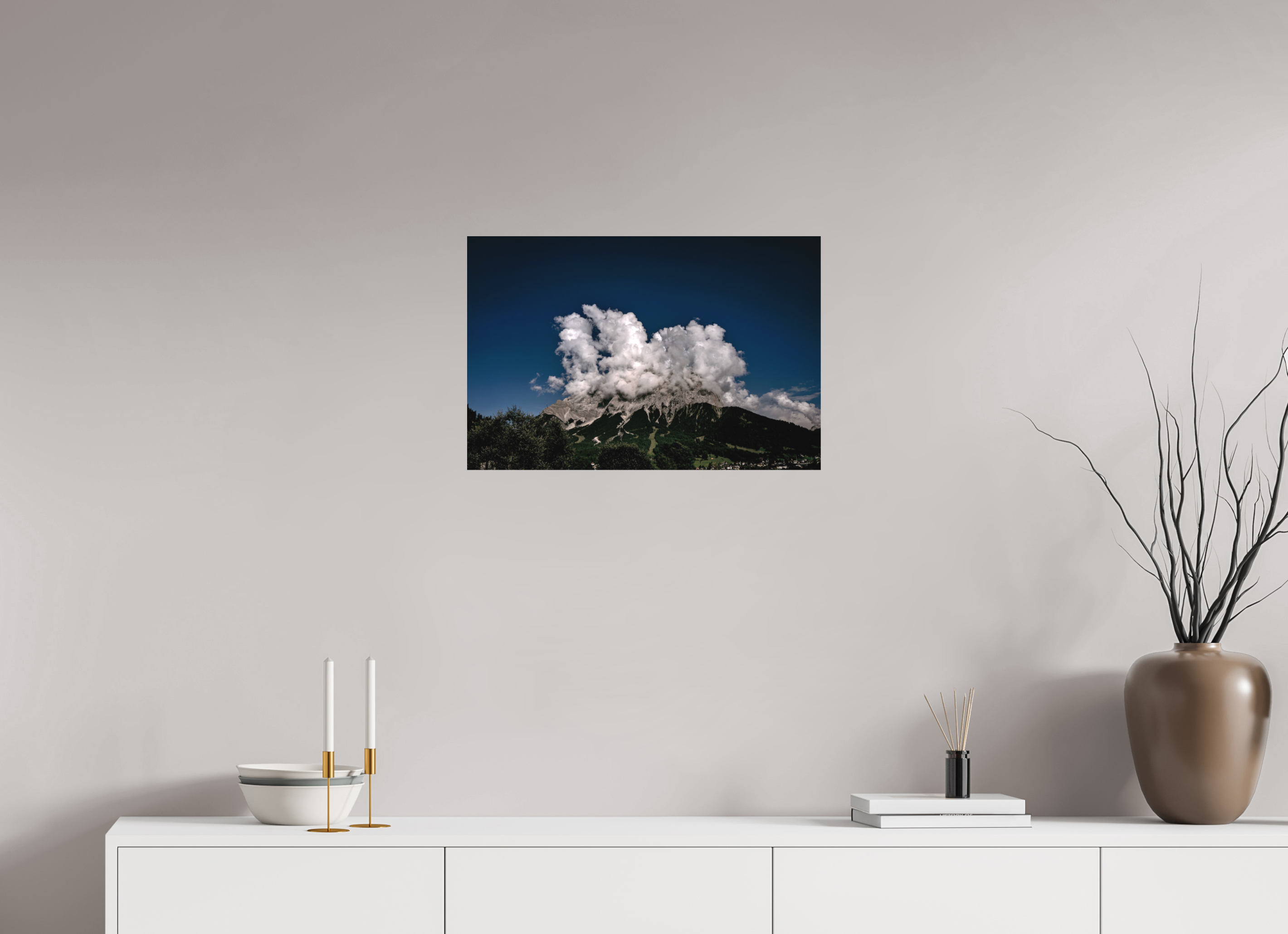 60,5 x 40 cm, Alu-Dibond Fuji Crystal Archive color matt Alpenspektakel