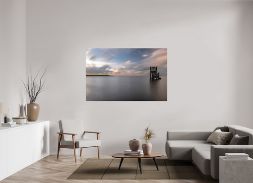 168,5 x 110 cm, Alu-Dibond Fuji Crystal Archive color matt Dangast am Abend