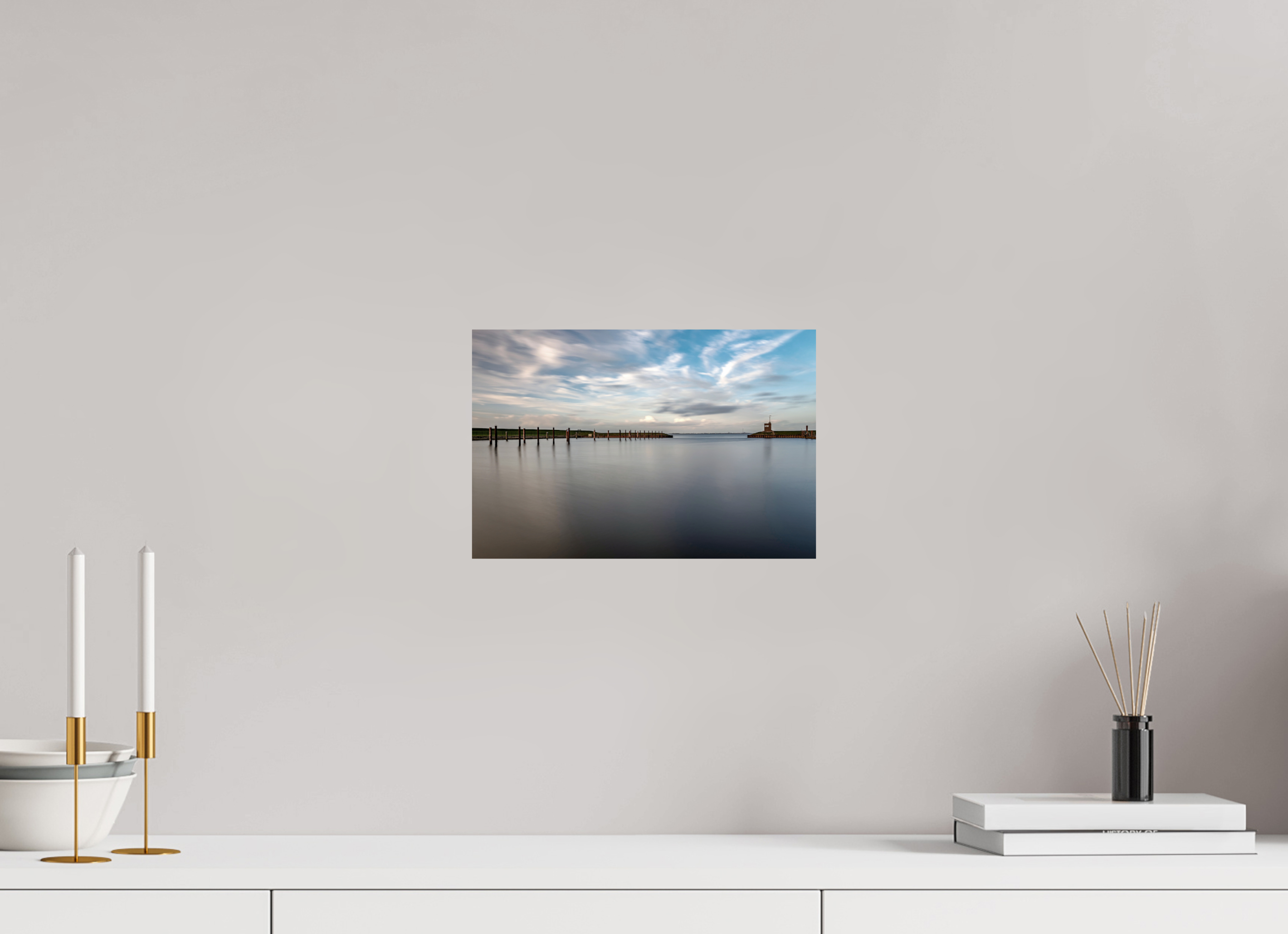 30 x 20 cm, Alu-Dibond Fine Art Print Dangast Friesland