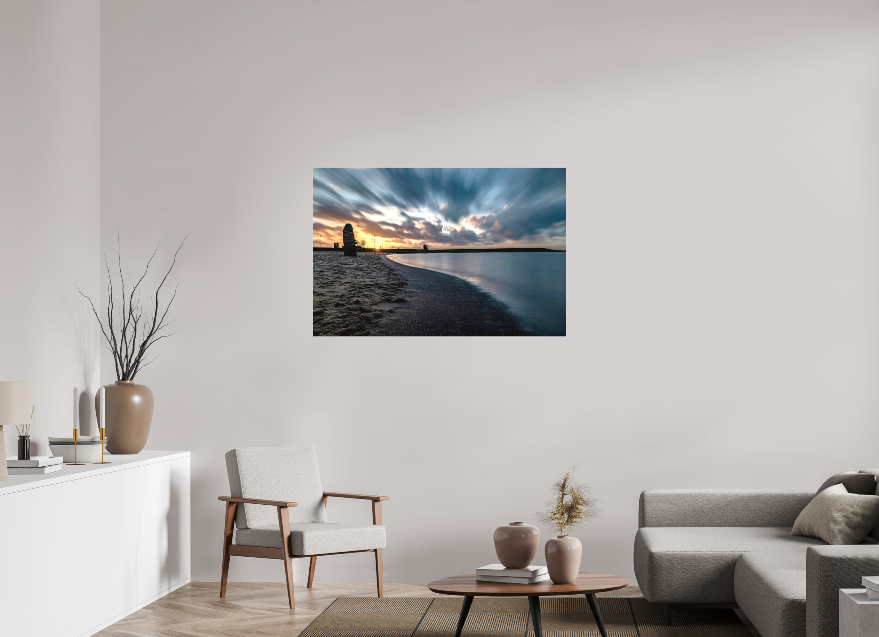 120 x 80 cm, Acrylglas Fuji Crystal Archiv color matt Dangast Strand