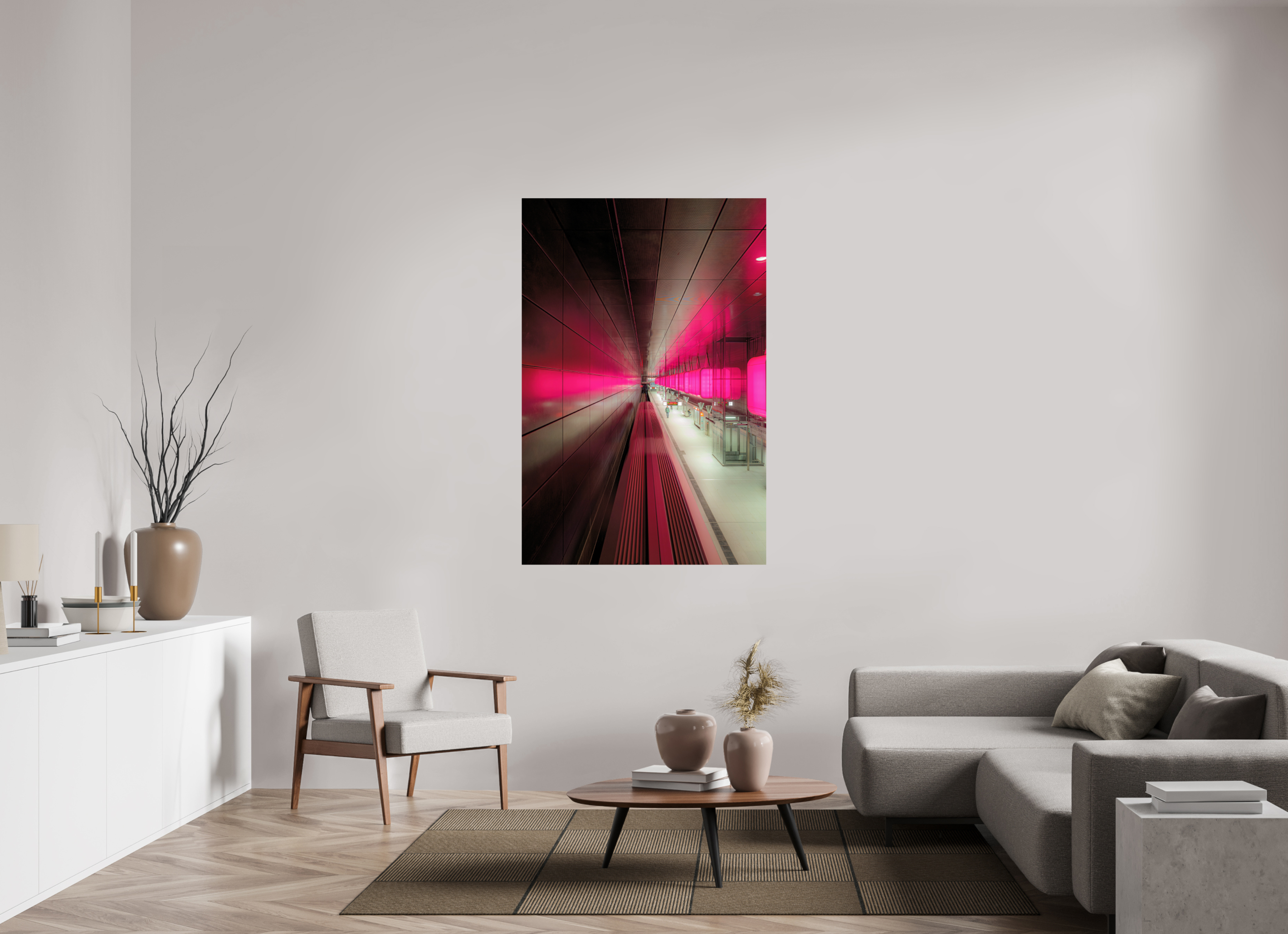 100 x 150 cm, Einzeln Hahnemühle FineArt Pearl Hamburg in Bewegung