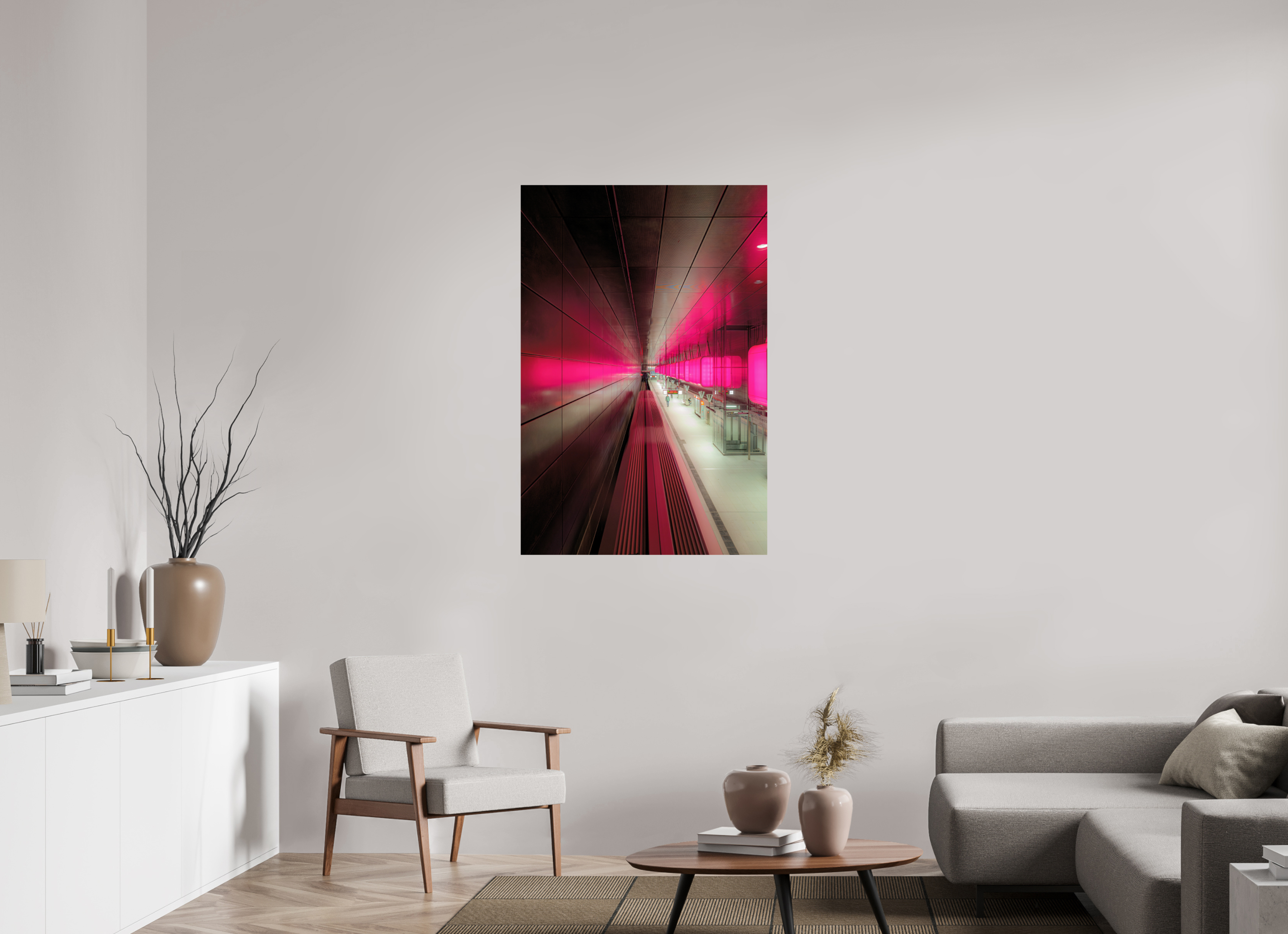80 x 120 cm, Einzeln Hahnemühle FineArt Pearl Hamburg in Bewegung