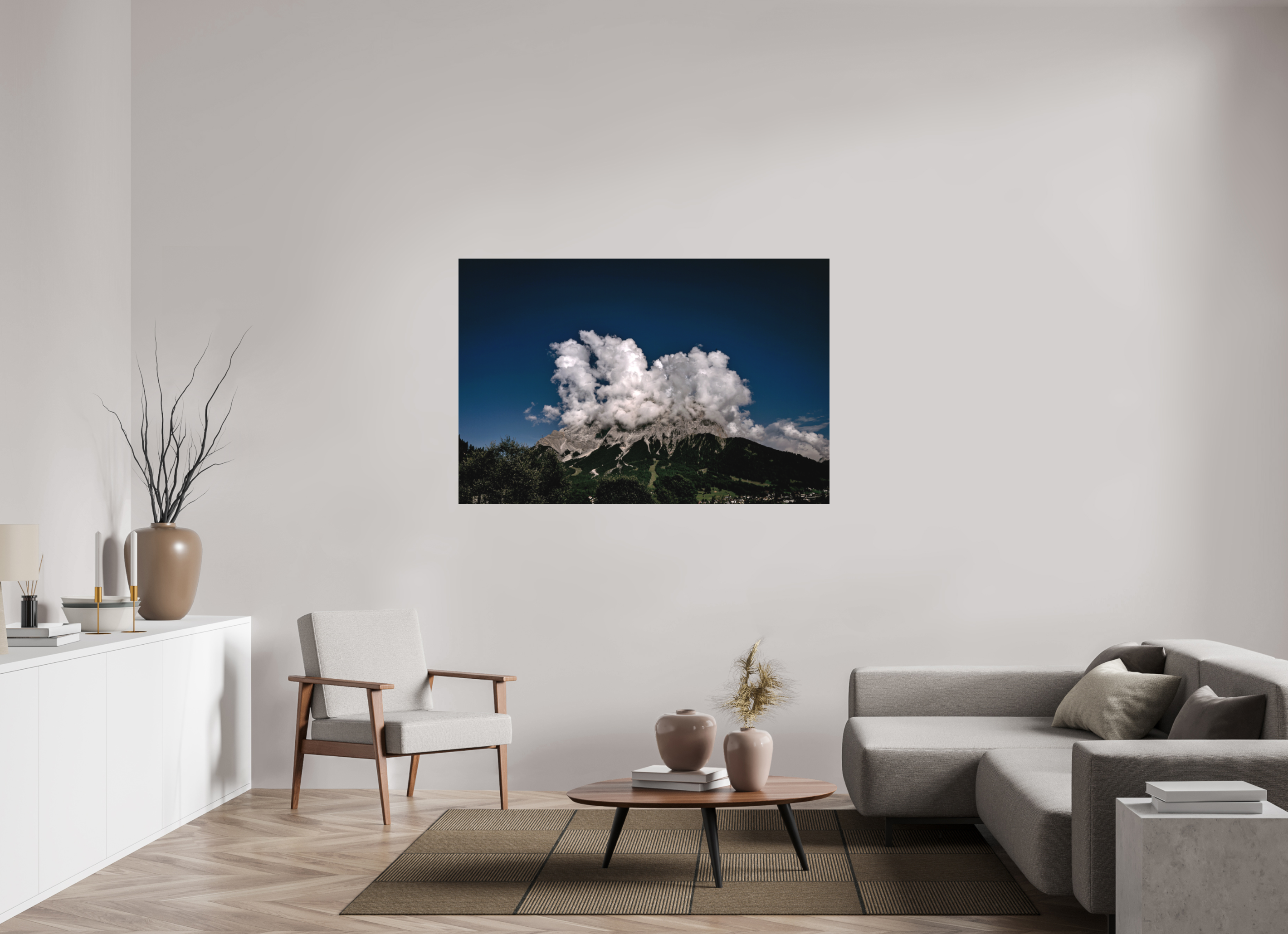 151,3 x 100 cm, Alu-Dibond Fuji Crystal Archive color matt Alpenspektakel