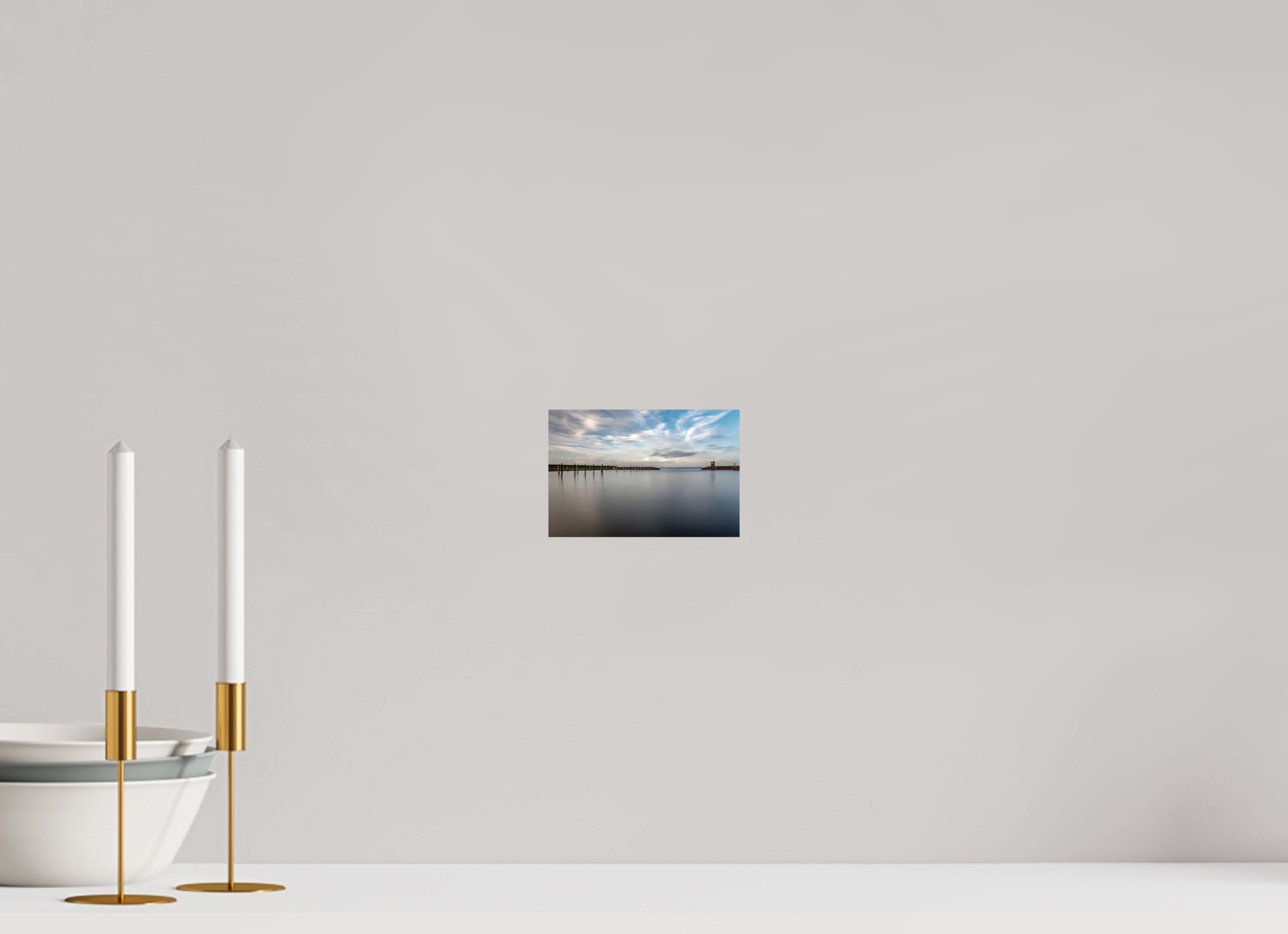 15 x 10 cm, Alu-Dibond Fine Art Print Dangast Friesland