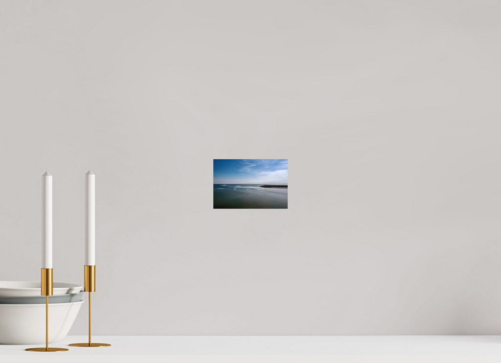 15 x 10 cm, Alu-Dibond Fuji Crystal Archive color matt Still in der Nordsee