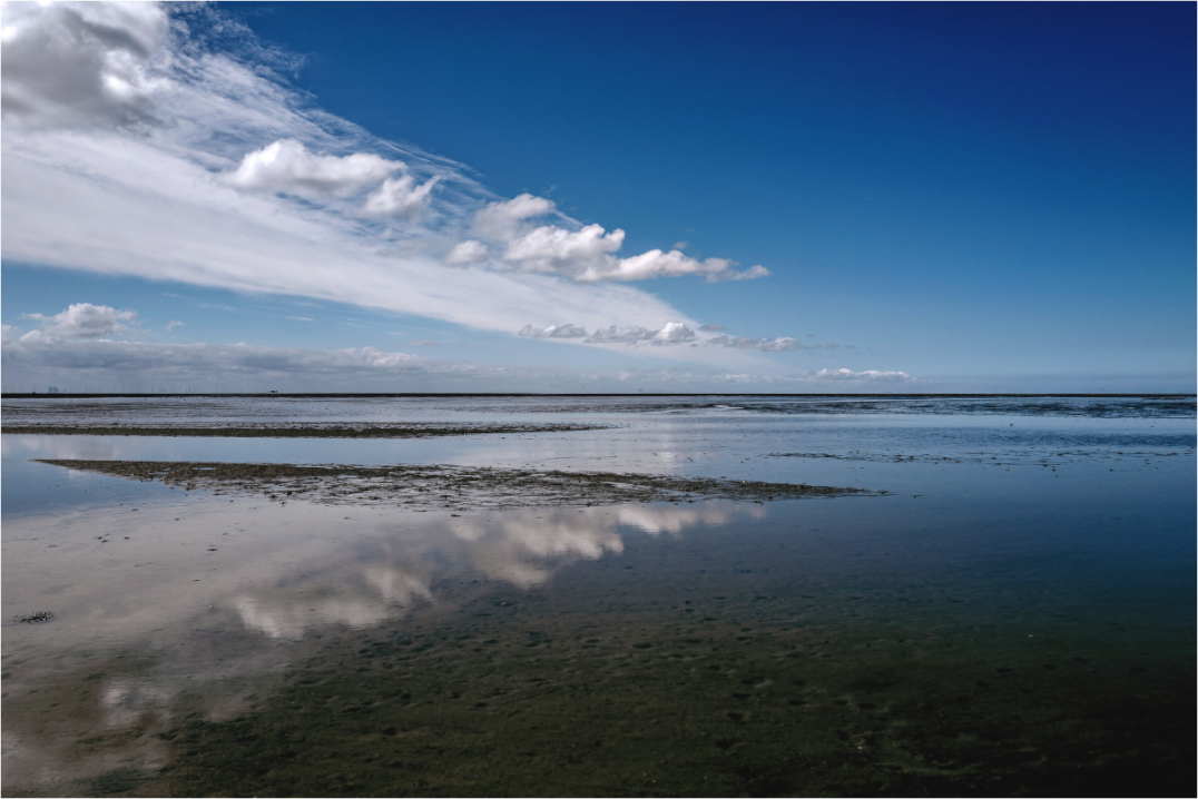 Main image Spiegelung im Wattenmeer
