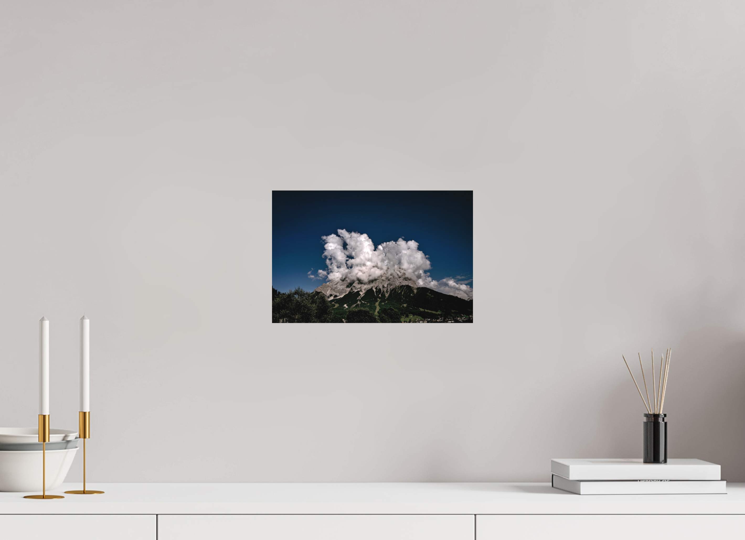 30,3 x 20 cm, Alu-Dibond Fuji Crystal Archive color matt Alpenspektakel