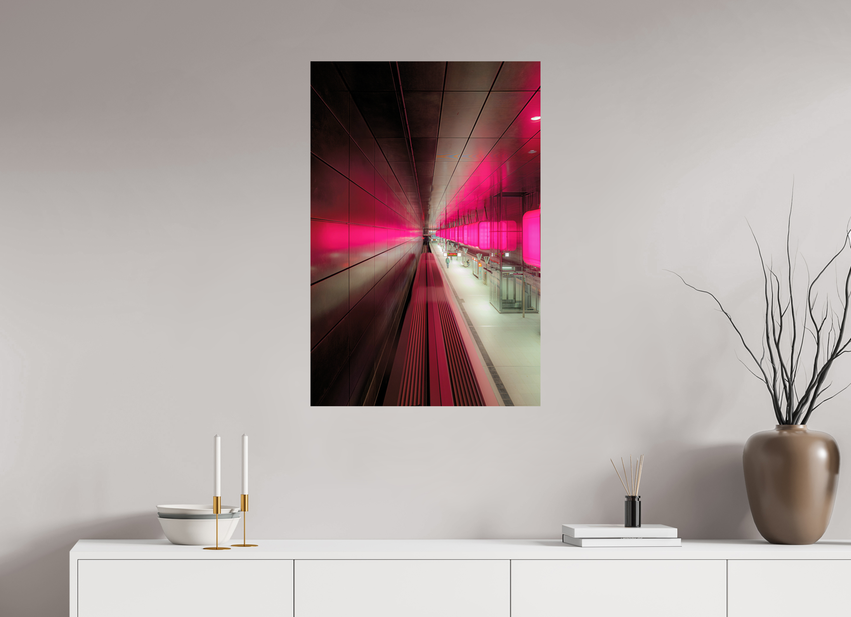 60 x 90 cm, Einzeln Hahnemühle FineArt Pearl Hamburg in Bewegung