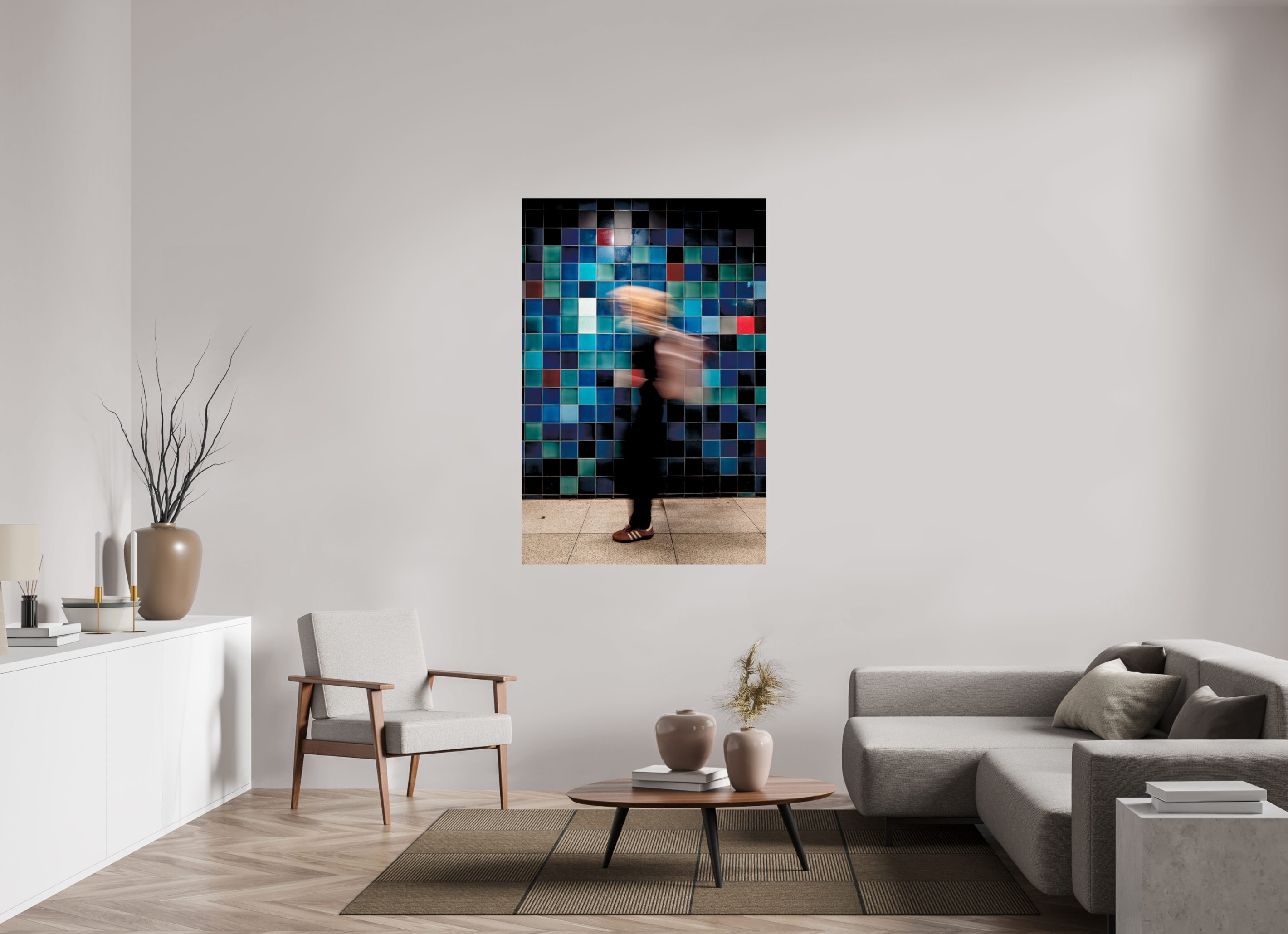100 x 150 cm, Einzeln Hahnemühle FineArt Pearl In Bewegung