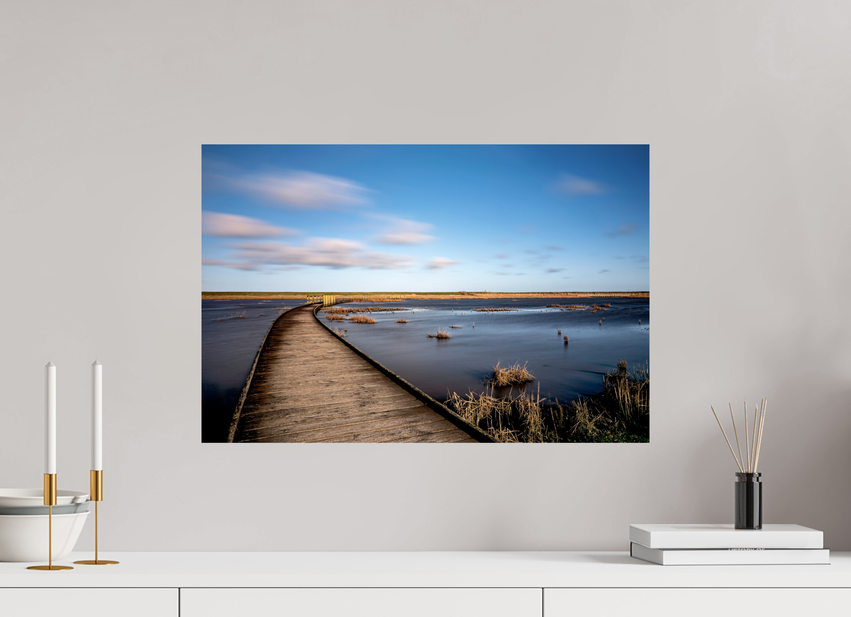 60 x 40 cm, Einzeln Hahnemühle FineArt Pearl Der Weg zur Nordsee - Hahnemühle Fine Art