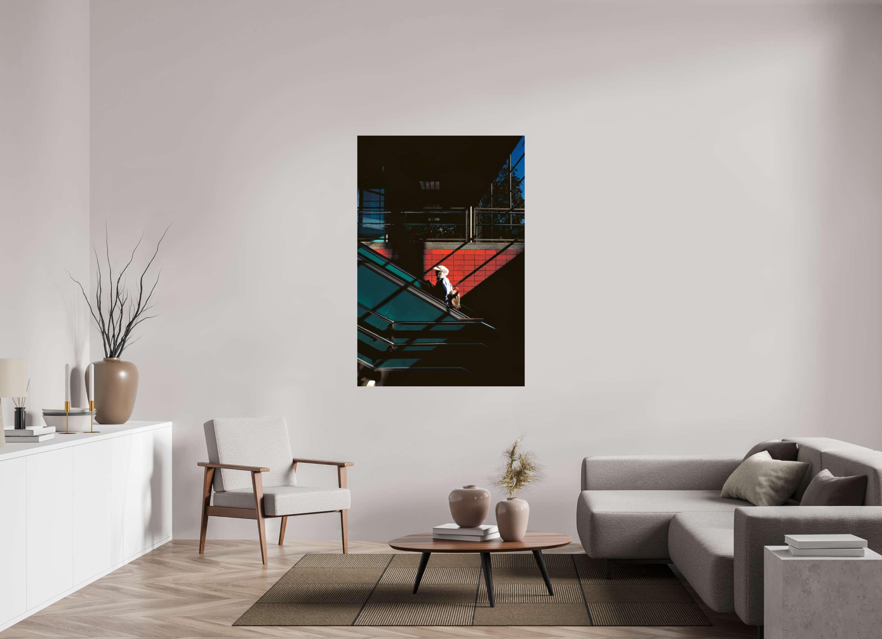 100 x 150 cm, Einzeln Hahnemühle FineArt Pearl Hamburger Moment