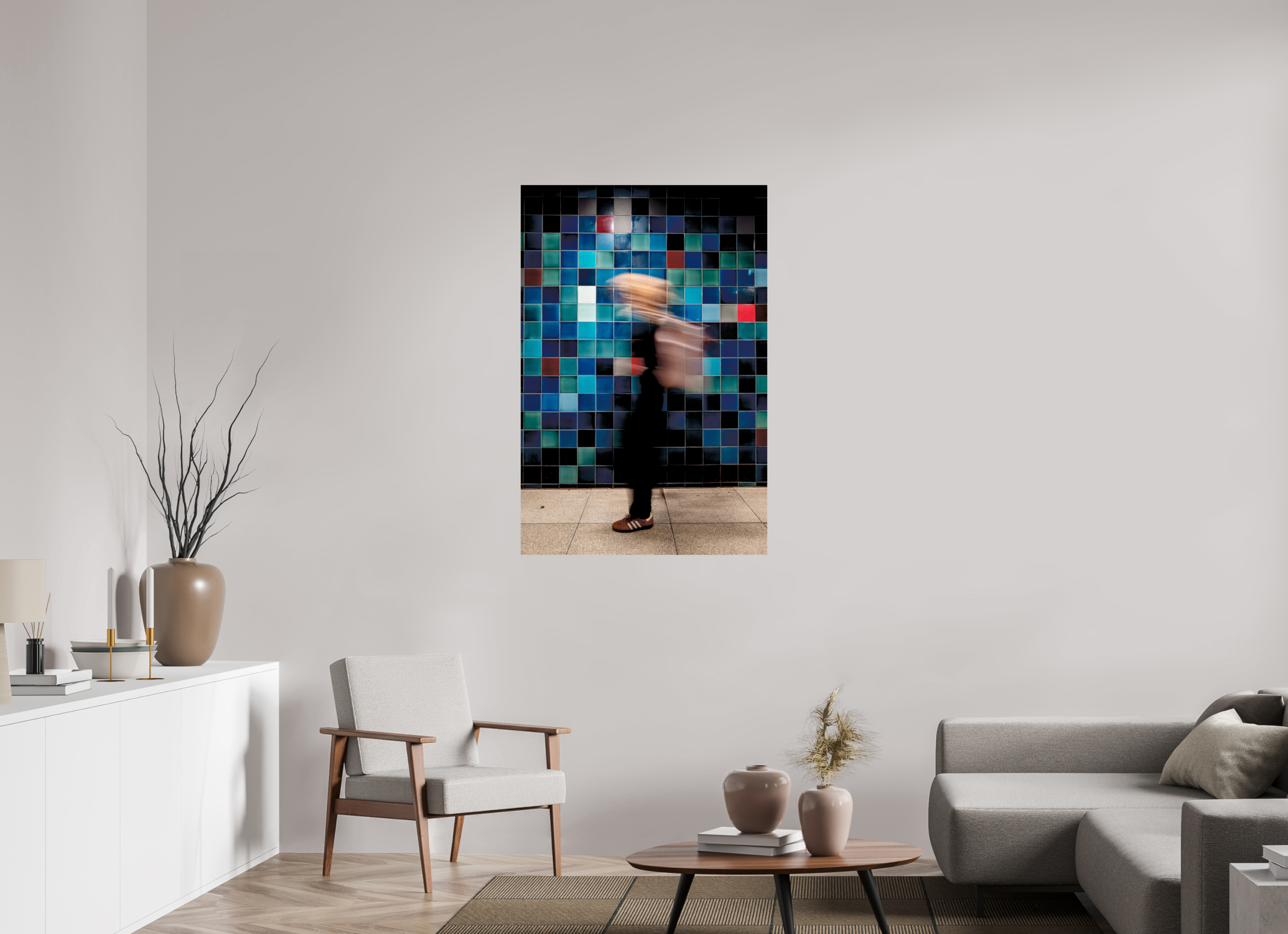 80 x 120 cm, Einzeln Hahnemühle FineArt Pearl In Bewegung