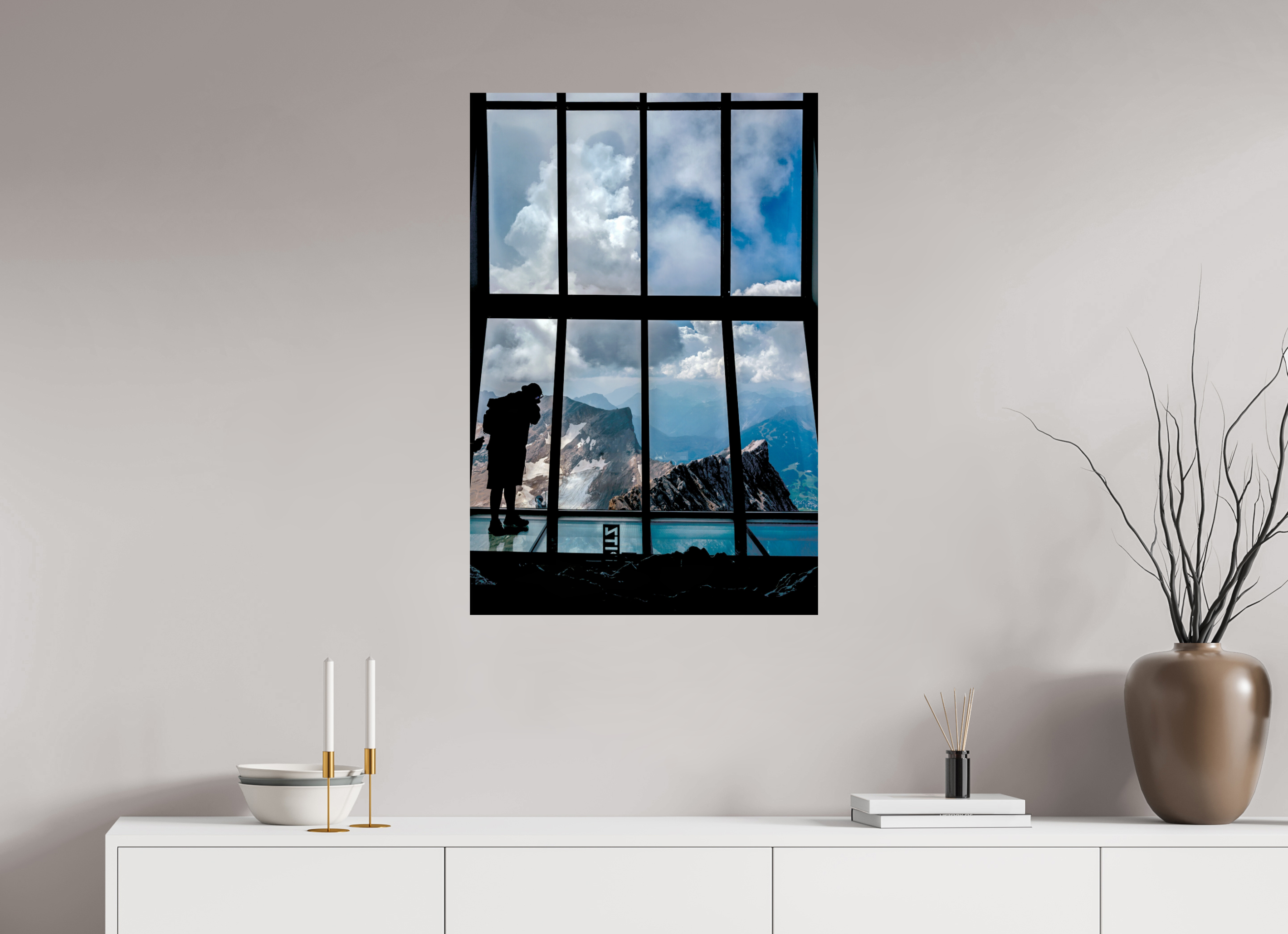 60 x 90 cm, Einzeln Hahnemühle FineArt Pearl A room with a view
