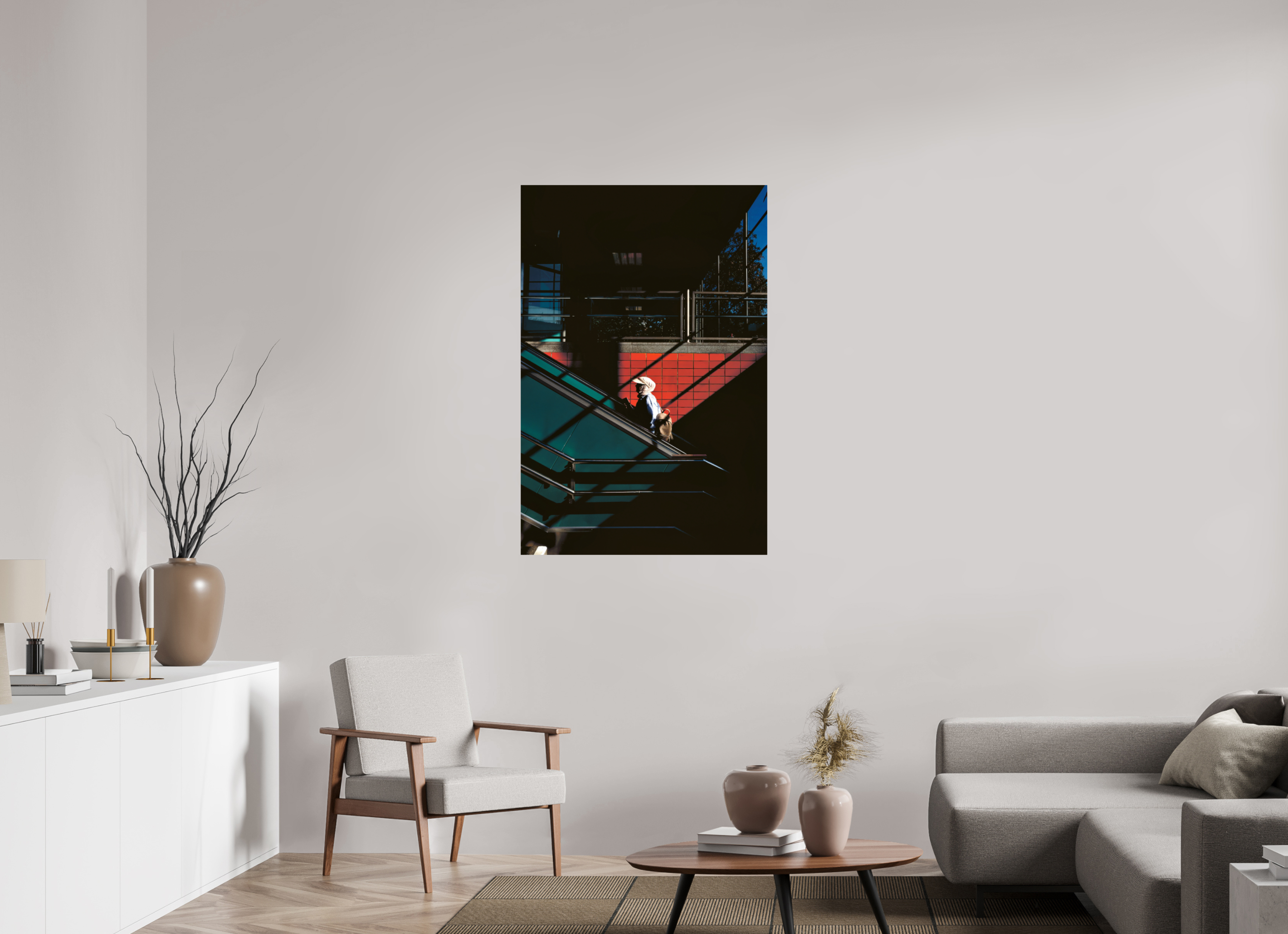 80 x 120 cm, Einzeln Hahnemühle FineArt Pearl Hamburger Moment